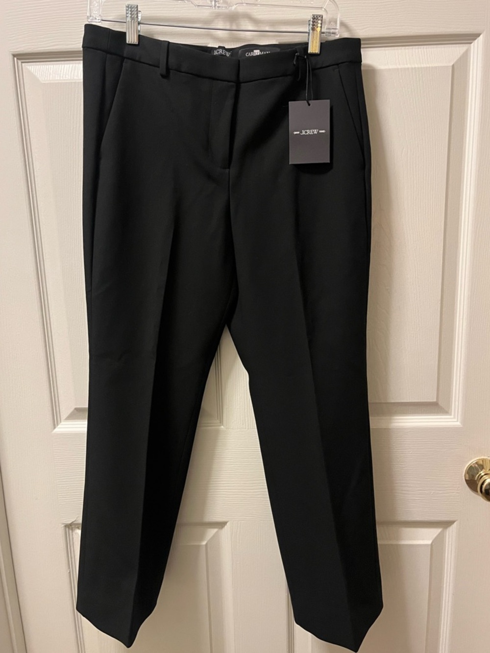 J.Crew Women’s Kaya Carreman Black Dress Pants Size 10 Petite Classic Design NWT